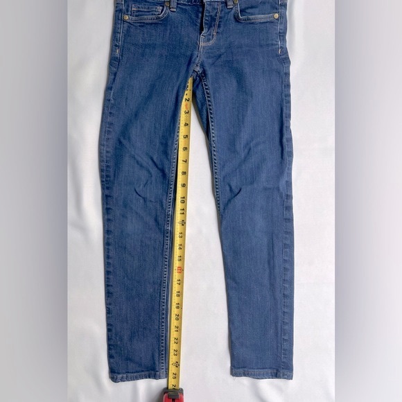 Patagonia Women’s Slim Straight Leg Blue Jeans Size: 2 |Hiking, Outdoors Size 26 - Picture 2 of 6